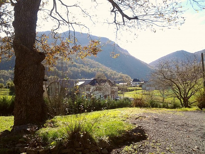 vue Maison Peko Olha Aussurucq Soule Pays Basque