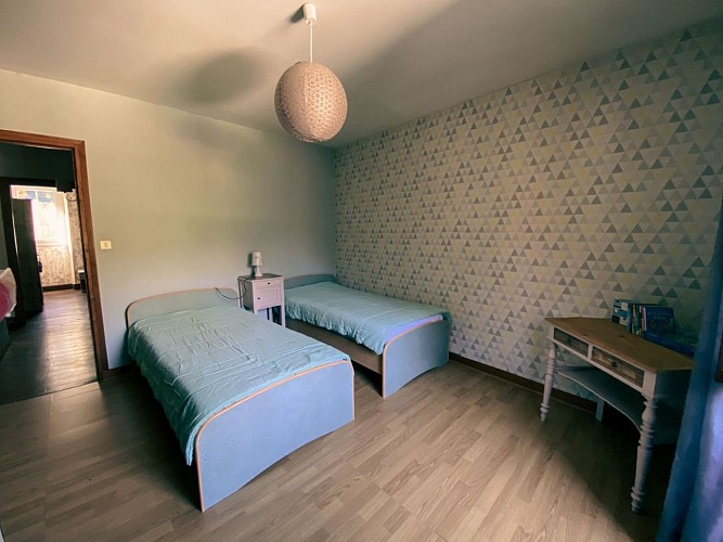 La Pondique - Chambre lits simples