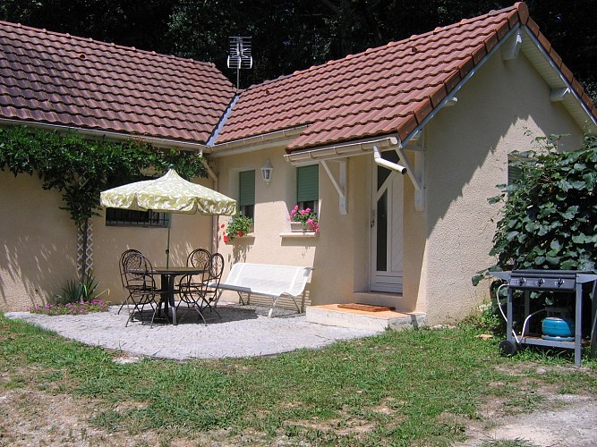 photo gîte et terrasse