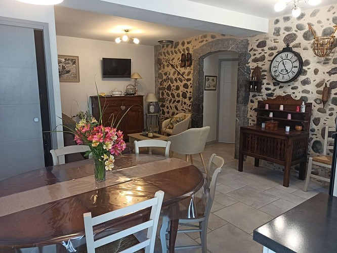 Gîte Pouquette - Pièce principale