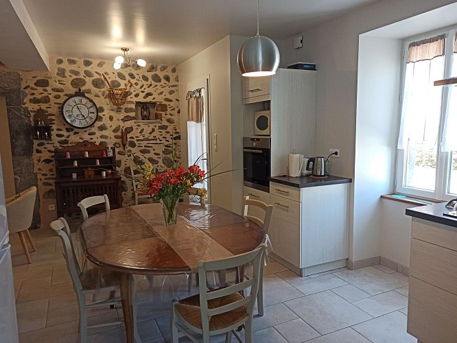 Gîte Pouquette - Coin repas