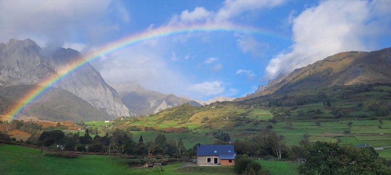 Arc en ciel au dessus de La Bourdette