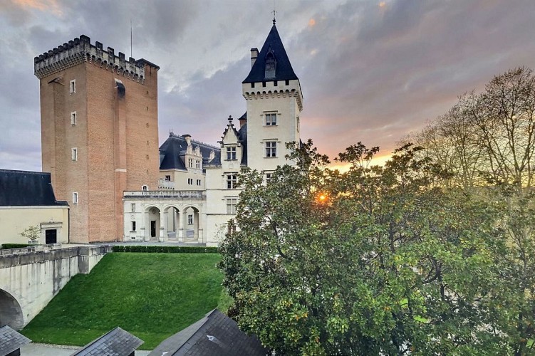 WonderHoste château - Pau - vue château 