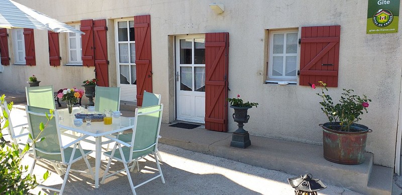 Terrsasse du gite