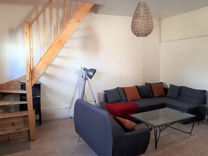 Duplex 3 personnes à Parthenay - Salon