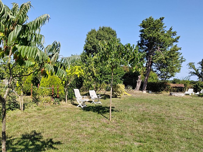 Meuble tourisme dahlias cardi Val en Vignes Thouars Thouarsais Deux Sevres