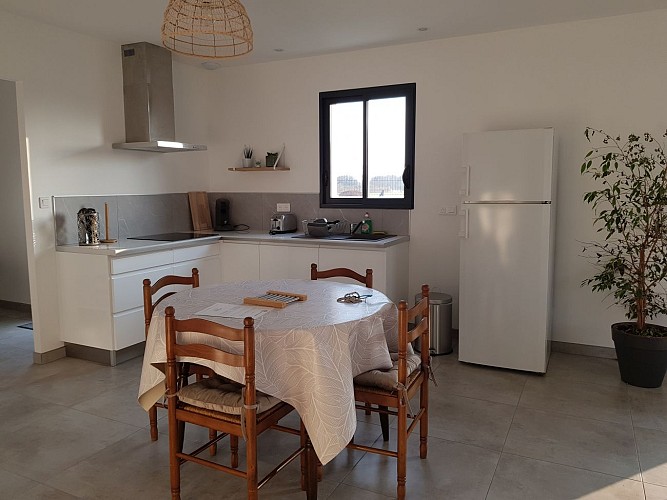 L'espace cuisine et repas