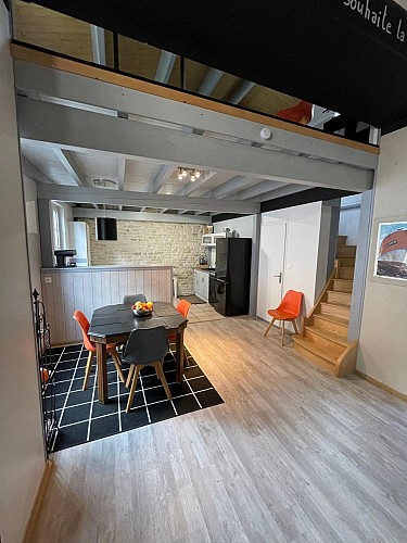 La cuisine et l'espace repas