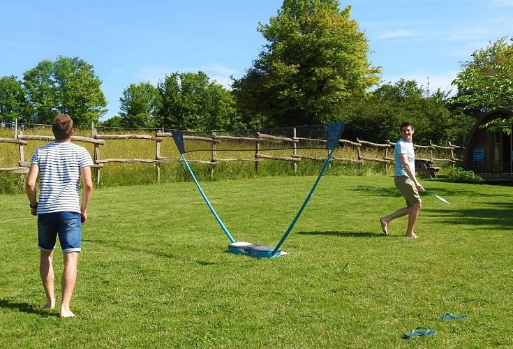 Jeux de plein air mis à disposition 