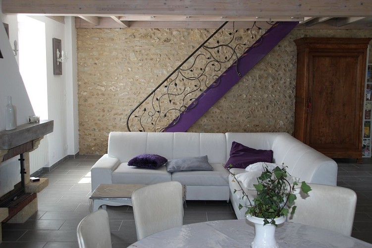 Gîte de la Haute Roche - Salon