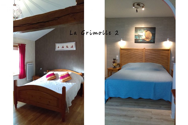 Gîtes de la Grimolle_chambres