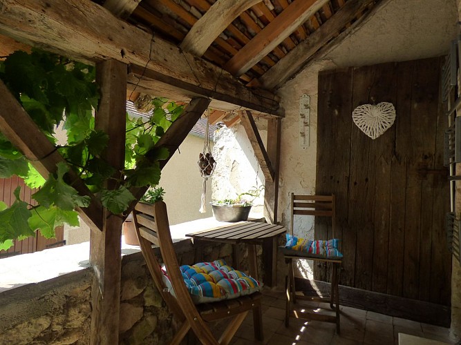 Escalier couvert dit à" balet"_2