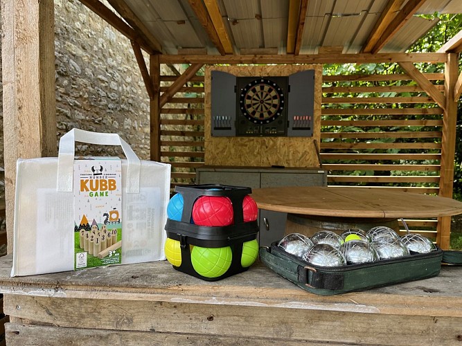 Petanque et Fléchette Gîtes