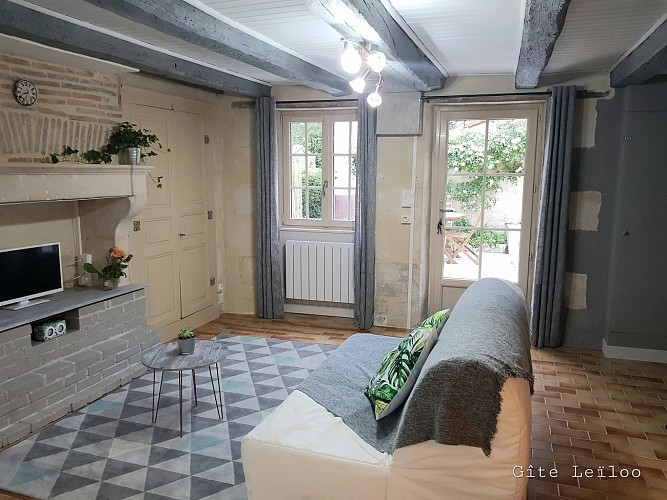 Gite Leiloo salon entrée