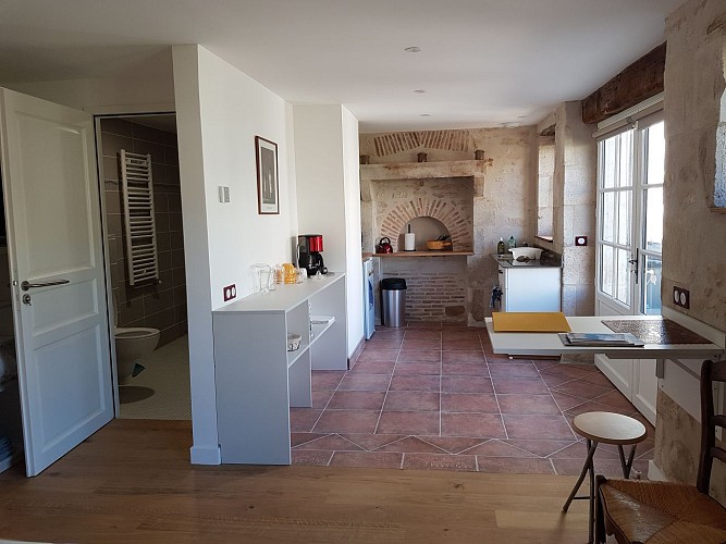 Vue d'ensemble depuis le lit