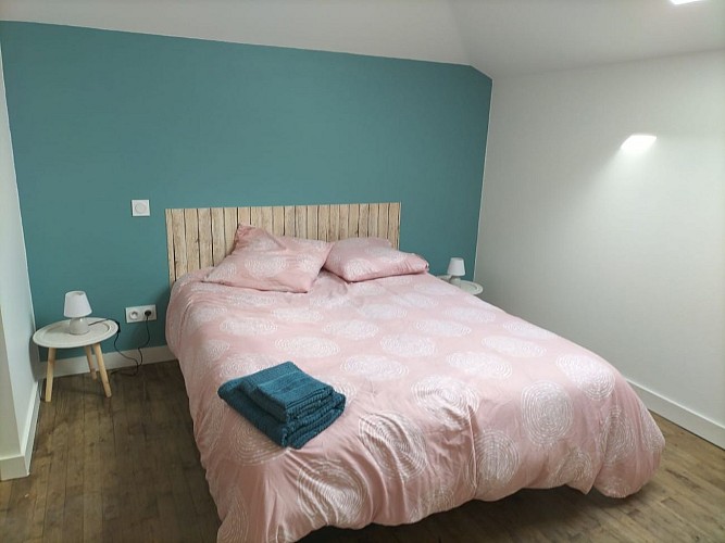Gîte de Kairos à Savigné - Vienne - chambre 3 à l'étage