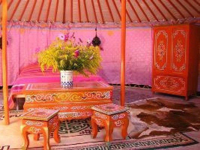 Yourtes de la Ferme des Ânes de Vassivière