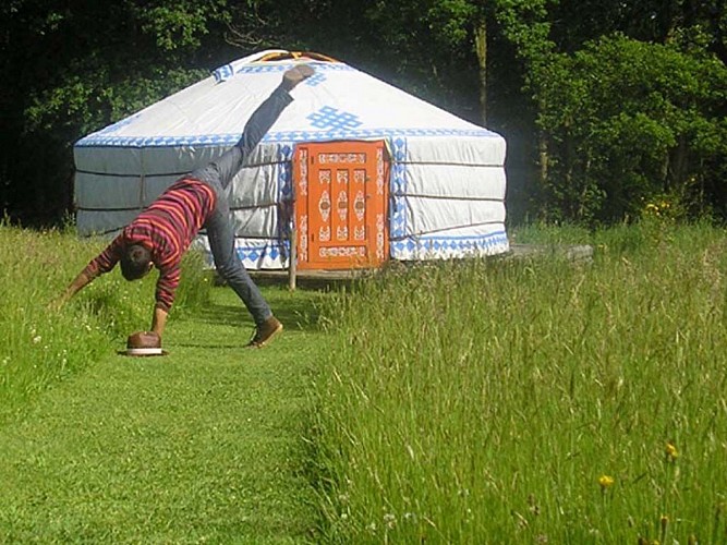 Yourtes de la Ferme des Ânes de Vassivière
