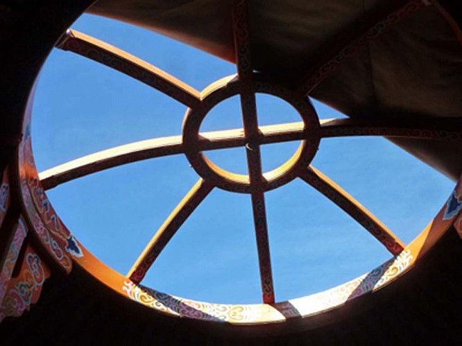 Yourtes de la Ferme des Ânes de Vassivière