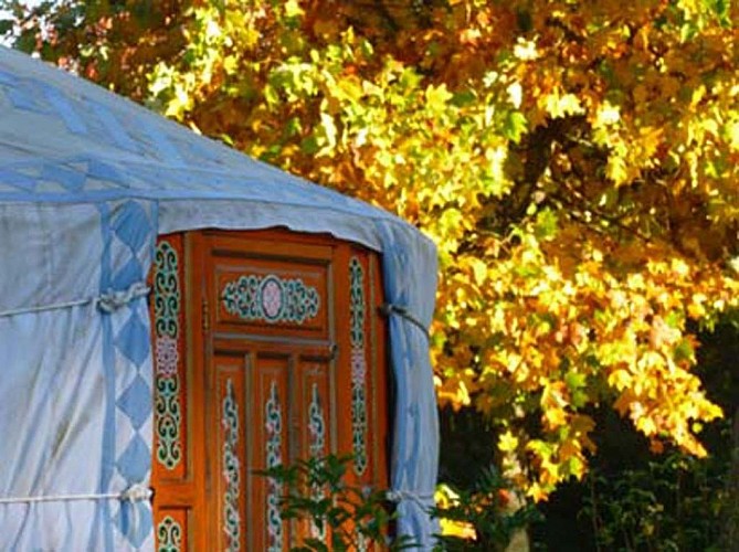 Yourtes de la Ferme des Ânes de Vassivière