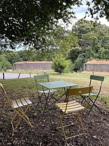 Coin détente ombragé