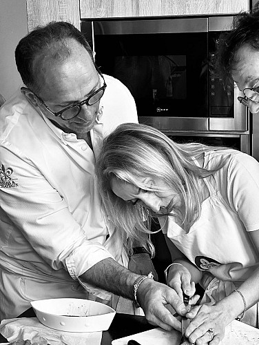 cours de cuisine avec le chef étoilé gilles dudognon