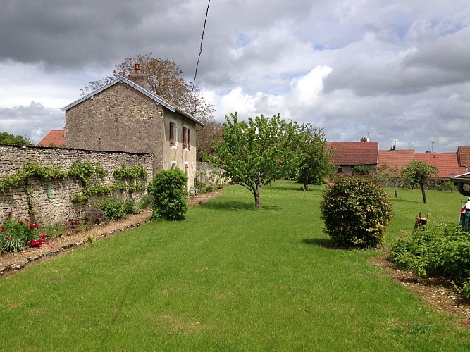 vue parc depuis la chambre violette