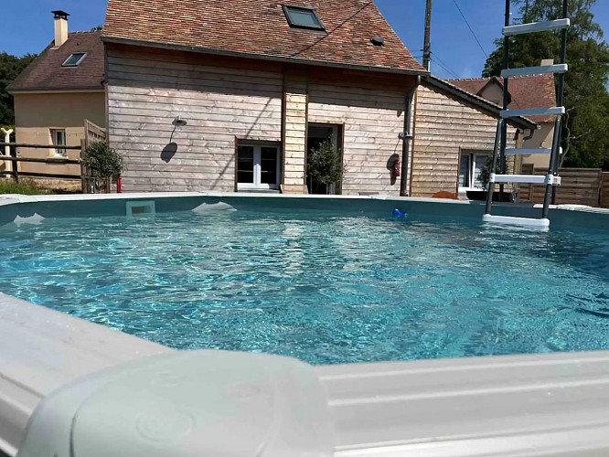 Le Cocon Romantique - Ancinnes - piscine