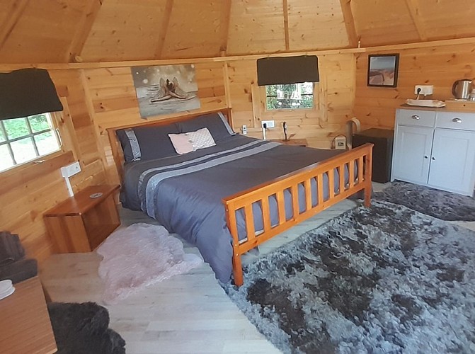 Nedleys glamping interieur