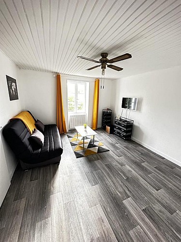 Chalon - Le Ponton de Manon - Coin salon 5 - MT - Hébergement (5)