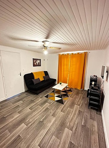 Chalon - Le Ponton de Manon - Coin salon 5 - MT - Hébergement (4)