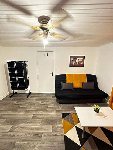 Chalon - Le Ponton de Manon - Coin salon 5 - MT - Hébergement (3)