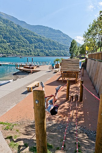 Watersportbasis van het meer van Verney