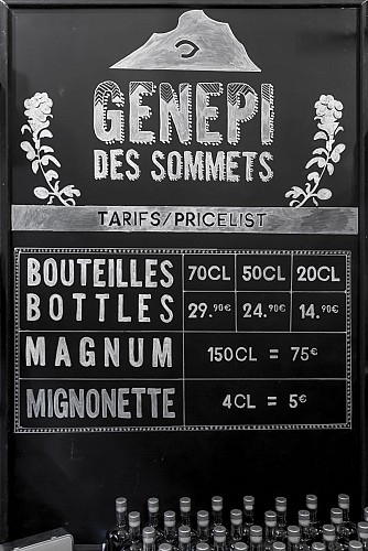 Produits régionaux - Genepi des sommets
