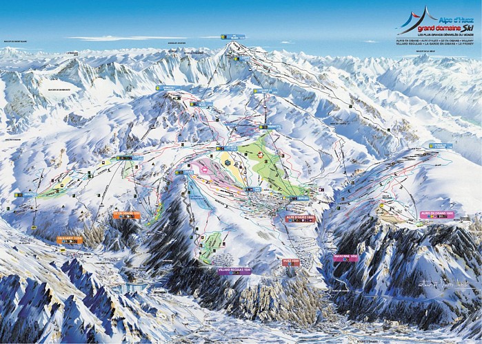Auris en Oisans Ski Area / Alpe d'Huez ski domain