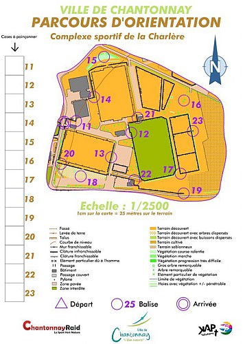 PARCOURS D'ORIENTATION - LA CHARLÈRE