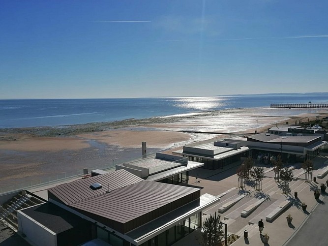 plage vue de la chambre