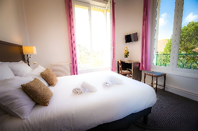 Chambre double côté jardin