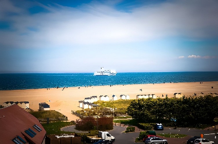 Vue mer des chambres