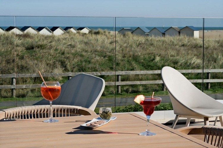 Thalazur Ouistreham Bar - Tea Time Exterieur