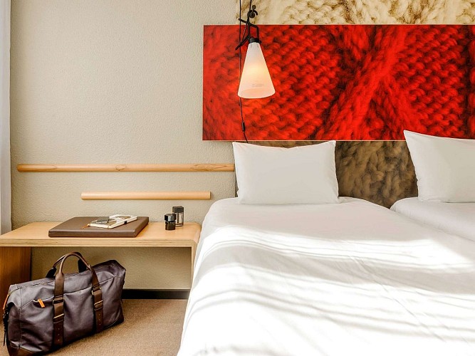 Chambre à deux lits