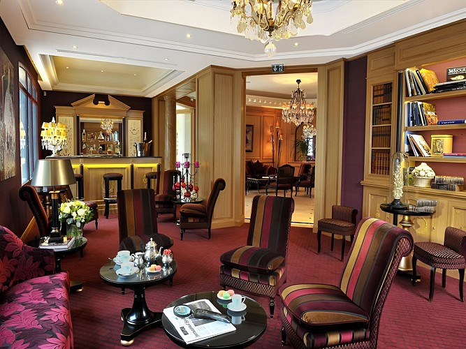 Hotel Villa Lara à Bayeux - salon