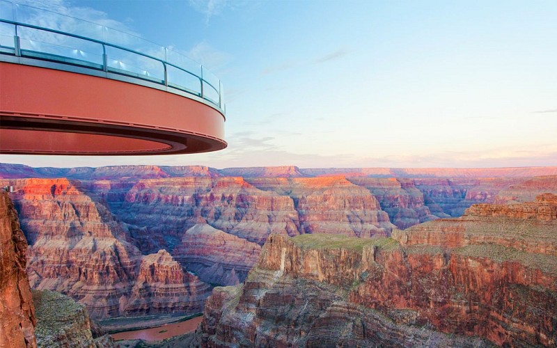 From Las Vegas: 70+ min Grand Canyon West Rim Helicopter Tour Plus Canyon Floor Landing with Champagne