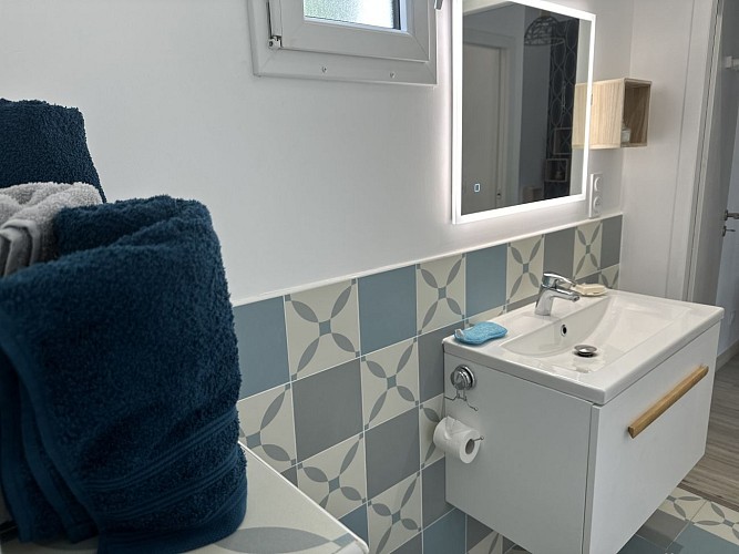 SAlled 'eau du Gite Elite à Lacquy avec Gites de France Landes