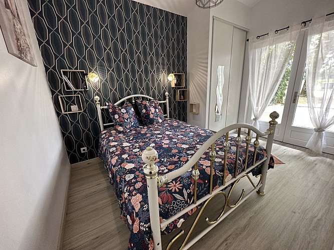 Chambre du Gite Elite à Lacquy avec Gites de France Landes