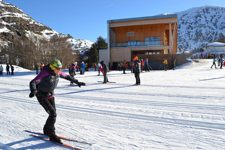 Technique skating ski de fond
