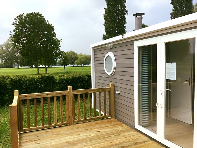 Mobil-home camping du lac de Pont-l'Evêque (1)