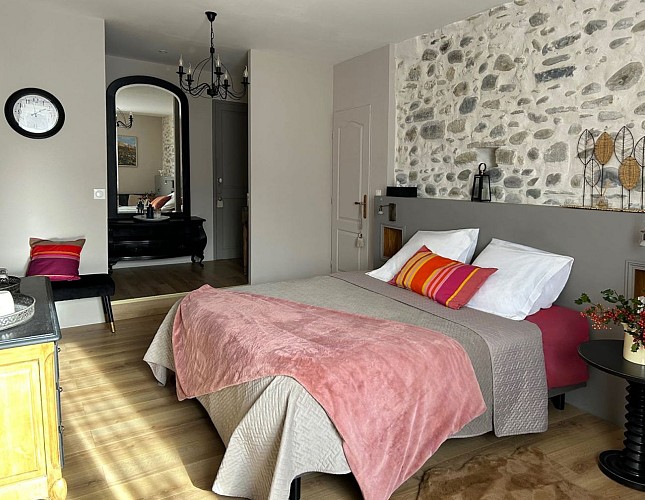 chambre rose