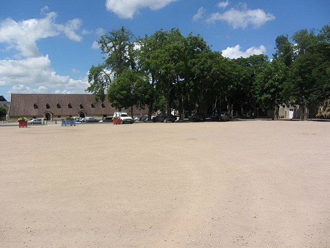 vue sur la halle médiévale