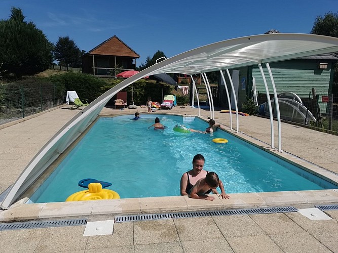 La piscine pour le bonheur des enfants